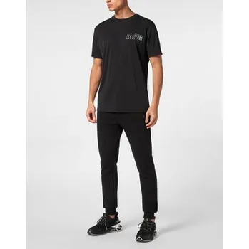 Pánské tričko Plein Sport T-Shirt 14135 Černá Regular Fit 5XL