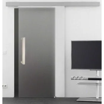 Interiérové dveře GLASSDOOR Celoskleněné posuvné dveře na stěnu matné SATINÁTO 935x2058mm
