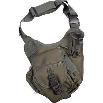Sportovní taška KOMBAT Taška taktická SHOULDER přes rameno ZELENÁ