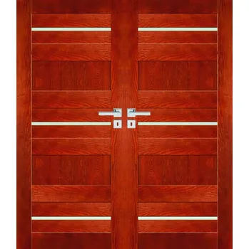 Interiérové dveře ArchoD Dvoukřídlé dřevěné dveře dýhované z borovice Vigo