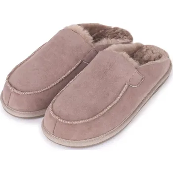 Pánské pantofle Vlnka Pánské kožené pantofle s ovčí vlnou Erik béžová velikost obuv dospělí 43