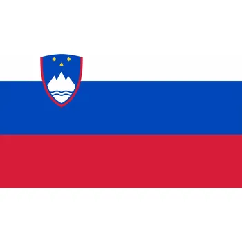 Vlajka Samolepka - vlajka Slovinsko - 6 x 4 cm
