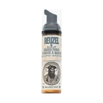 Nestandardní parfém Reuzel Beard Foam Wood & Spice pěnový kondicionér na vousy 70 ml