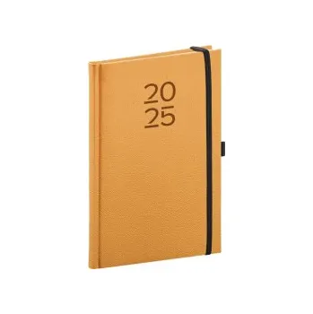 Kalendář Týdenní diář Vellum 2025, oranžový