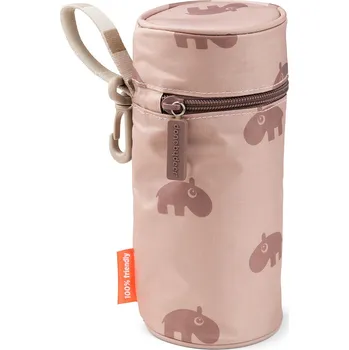 Kojenecká láhev DONE BY DEER Dětský termo obal na láhev Ozzo - růžový