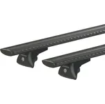 Střešní nosiče NORDRIVE SILENZIO S s integrovanými podélníky (černé tyče)