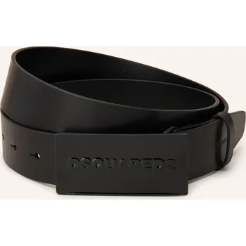 Opasek dsquared2 Pánský Kožený Opasek, černá, 105