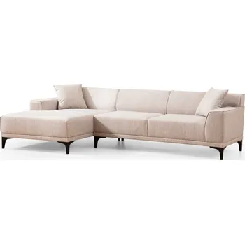 Sedací souprava Rohová sedací souprava Petra 250 cm bílá levá