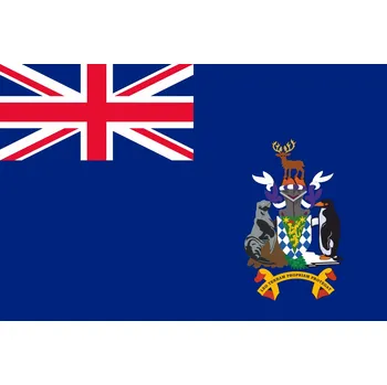 Vlajka Jižní Georgie a Jižní Sandwichovy ostrovy vlaječka - 11 x 16 cm - nasunutí, zavěšení