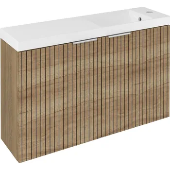 Nábytek Sapho LATUS X STRIP umyvadlová skříňka 78,8x50x22cm, dub alabama - LT110-SET08
