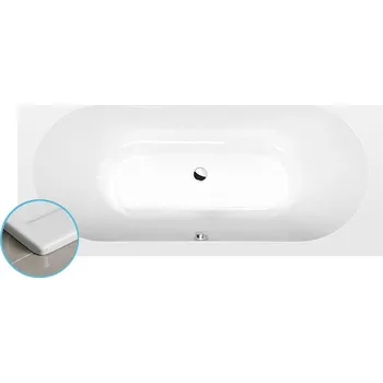 Vana Polysan VIVA B SLIM obdélníková vana 185x80x47cm, bílá - 71968S