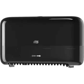 Tork OptiServe zásobník široký na 2 role bezdutinkového toaletního papíru, černý, T7, 558048