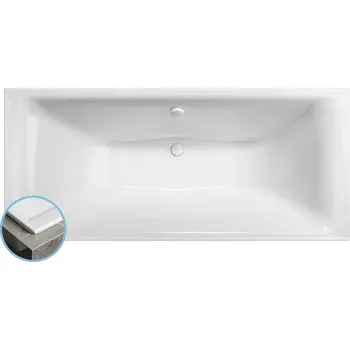 Vana Polysan KALDERA SLIM obdélníková vana 180x80x40cm, bílá - 60611S