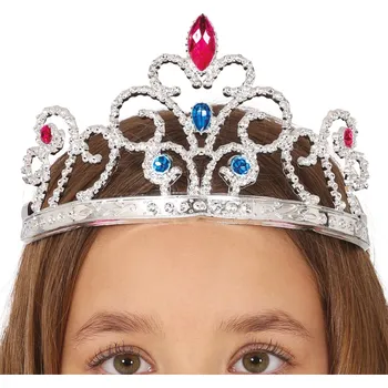 Karnevalový doplněk GuircaDětská korunka pro princeznu s kamínky