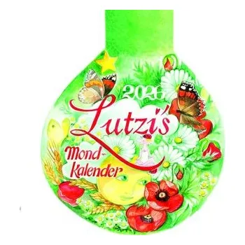 Lutzis Mondkalender rund Ø 16cm (Tagesabreisskalender) 2026 - Lutzenberger, Andrea