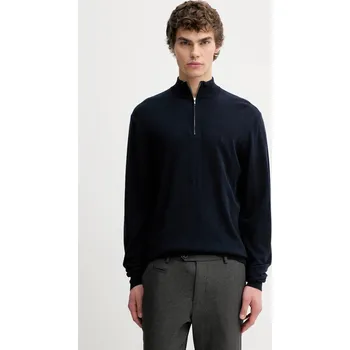 Pánský svetr Vlněný svetr Les Deux Greyson 100310115 námořnická modř 59X, vel. M