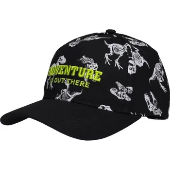 Čepice Chlapecká čepice s kšiltem Lewro BRAWLEY 8/11 Černá, Bílá, Světle zelená