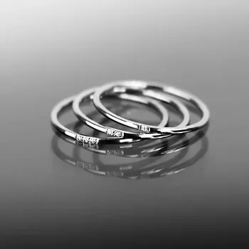 Prsten Ocelový prsten zabalený v dárkové krabičce č. 1365 - 50