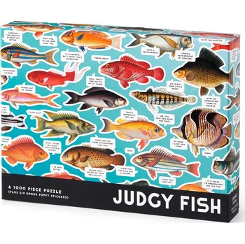Hračka GALISON Puzzle Hodnotící ryby 1000 dílků
