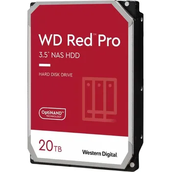 Pevný disk WD Red Pro 20TB Pevný disk, interní, 20TB, SATA III, 3,5'', 7200 rpm, 512MB WD202KFGX