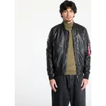Bunda Alpha Industries Inc. MA-1 Leather Black L