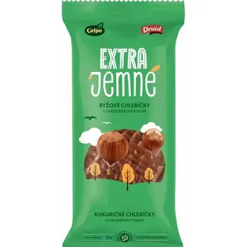 CELPO Extra jemné rýžové chlebíčky s lísko-oříškovou polevou 70&nbsp;g