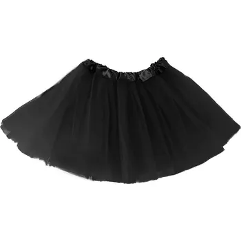Dívčí oblečení Sukně tylová černá 30 cm