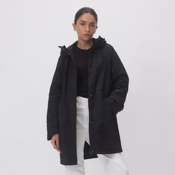 Dámský kabát Reserved - Bunda s&nbsp;kapucí - černý - 466IA-99X - 466IA-99X-S