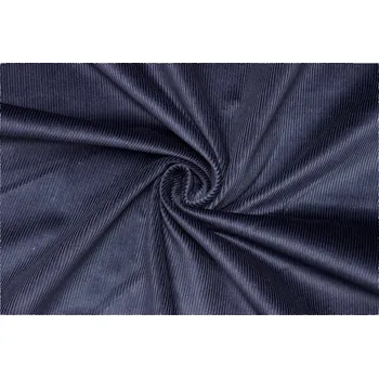 Bavlněný manšestr - Tmavě modrá 2. Jakost