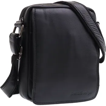 Pánská kožená crossbody taška Sendi Design N-52006 černá