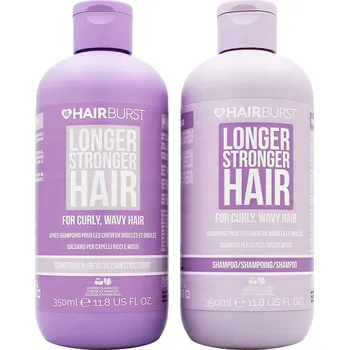 Hairburst Longer Stronger Hair Curly sada na kudrnaté vlasy šampon 350 ml + kondicionér 350 ml + Prodloužená možnost vrácení zboží do 30 dnů.