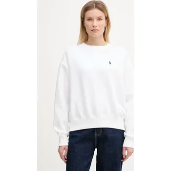 Dámská mikina Mikina Polo Ralph Lauren 211978306 bílá 00X, vel. XL