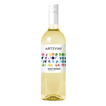 Muškát moravský "Veselý Muškát" 2025, české zemské víno, Arte Vini, suché