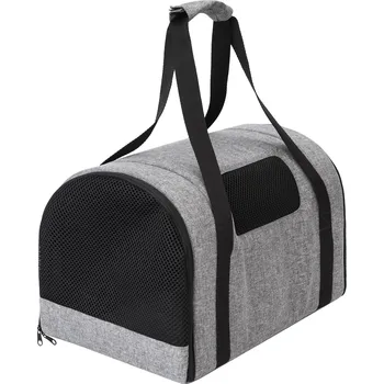 přepravka pro zvíře Chrápátko Přepravka VENTO pro psa i kočku - šedá ekolen Velikost: A: 27x39x28