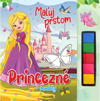 Maľuj prstom Princezné Kniha