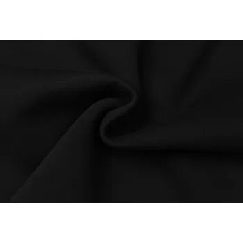 Teplákovina počesaná černá 340 g/m2