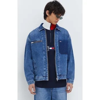 Dámská casual bunda Bavlněná džínová bunda Tommy Jeans DM0DM18027 námořnická modř 59J, vel. S
