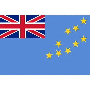 Vlajka Tuvalu vlaječka - 11 x 16 cm - nasunutí, zavěšení