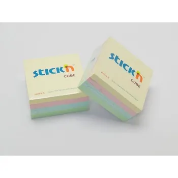 Bloček samolepící 76x76 pastel. mix, 400l /21013/