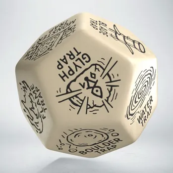 Desková hra Q Workshop Trap Generator Die: Beige&Black