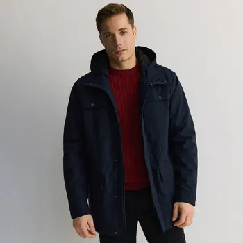 Dámský kabát Reserved - Bunda se stojáčkem - tmavomodrá - 782CD-59X - 782CD-59X-XXL