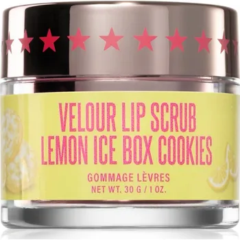 Pleťový peeling Jeffree Star Cosmetics Velour Lip Scrub peeling na rty Lemon Icebox Cookie 30 g
