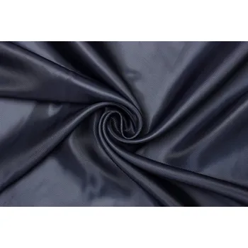 Podšívka acetátová v keprové vazbě - Černá