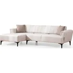 Rohová sedací souprava Hamlet 270 cm ecru levá