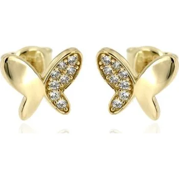 Módní doplněk Zlatnictví U Kostela Zlaté náušnice motýlci 6267ž 511404814