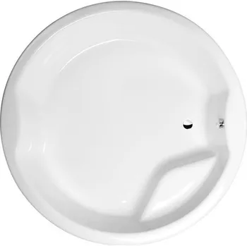 Vana Polysan ROYAL ROUND kulatá vana s konstrukcí 172x172x49cm, bílá - 73211