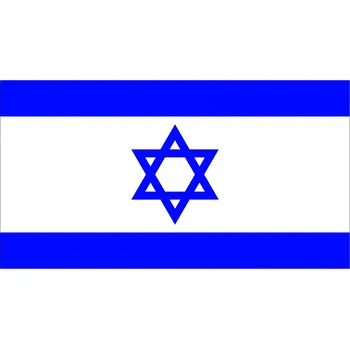 Vlajka Samolepka - vlajka Izrael - 6 x 4 cm