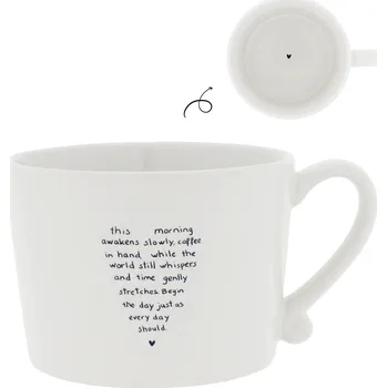 Bastion Collections Hrnek HEARTS IN WORDS in black, 300ml b320194