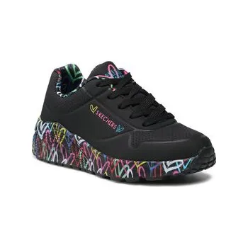 Dámská obuv Skechers Sneakersy Uno Lite Lovely Luv 314976L/BKMT Černá 36_5