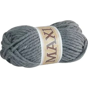 Příze Příze Jumbo maxi 908 tmavě šedá